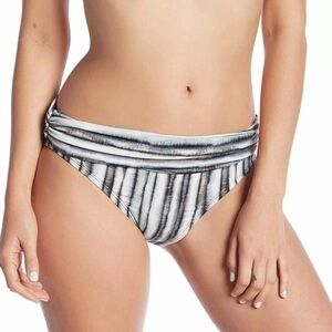 LA Blanca Shirred Band Bikini Bottom